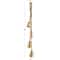 29" Metal Handmade Decorative Cow Bell with Jute Hanging Rope